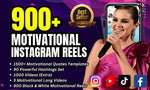 Load image into Gallery viewer, I will create motivational instagram reels, youtube shorts, social media videos-50 Motivational Videos