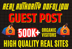 Load image into Gallery viewer, I will guest post on high organic traffic websites for permanent backlink