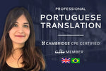 Load image into Gallery viewer, I will professionally translate into brazilian portuguese (upto 1000 words)