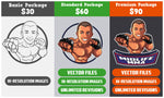 Load image into Gallery viewer, I will design caricature mascot logo, modern cartoon character, cartoon portrait