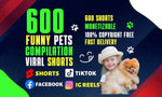 Load image into Gallery viewer, I will make 70 youtube viral shorts and funny pet videos-70 Youtube shorts/ Instagram reels/ Facebook vidoes/ TikTok