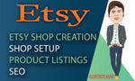 Load image into Gallery viewer, I will create an etsy shop including etsy product etsy listing etsy promotion etsy SEO