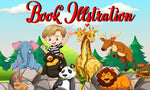 Load image into Gallery viewer, I will draw your high resolution children story book illustration