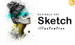 Load image into Gallery viewer, I will draw scribble sketch illustration, as you wish