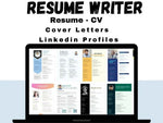 Load image into Gallery viewer, I will provide professional resume writing services (Resume+CV+Linkedin)