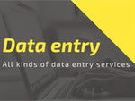 Load image into Gallery viewer, I will do accurate data entry, web research, copy paste and excel data entry jobs-20 hours of work