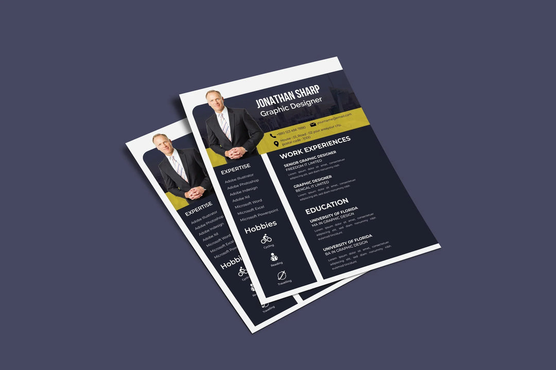 I will design clean, minimal and professional cv or resume