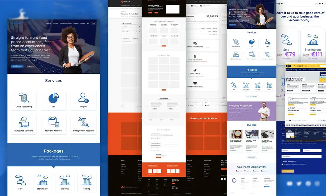 I will design, redesign, or create your godaddy website (5 pages)