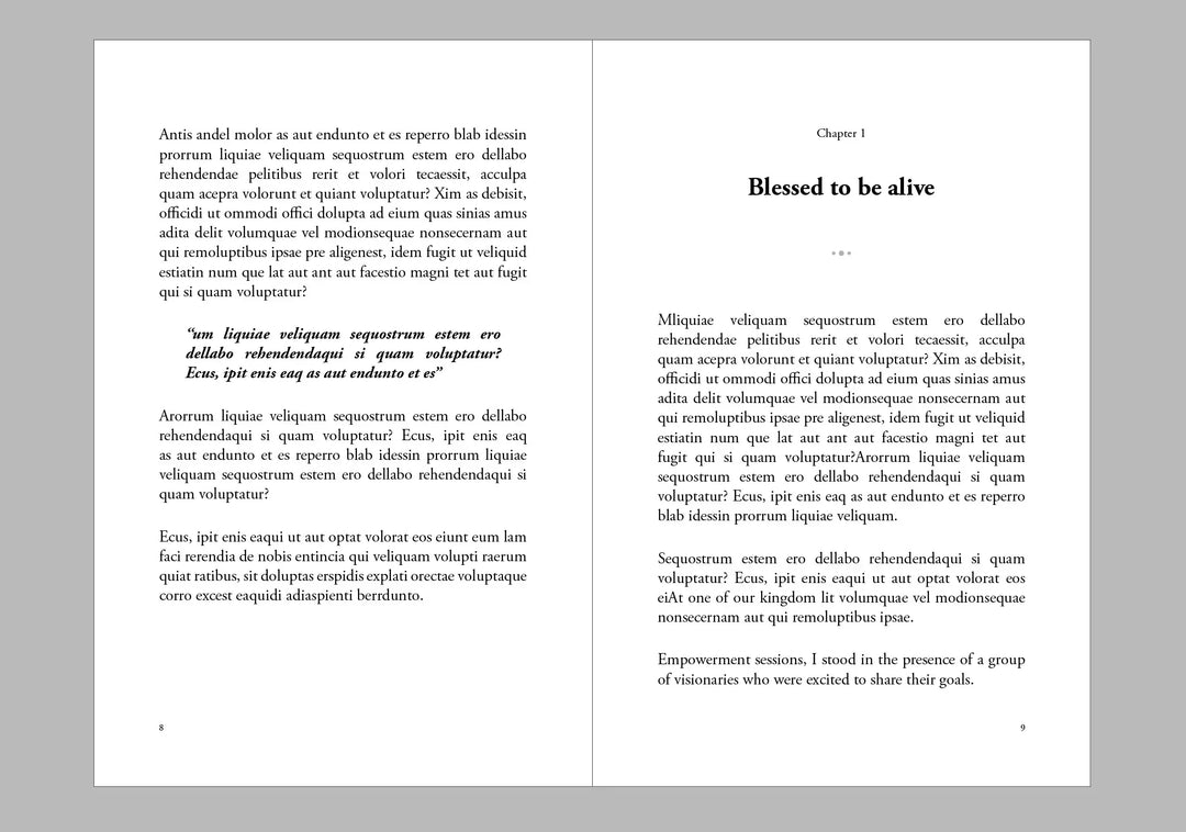 I will create your book layout design, formatting and typesetting