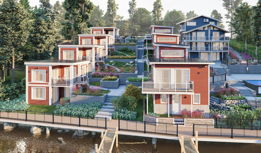 I will create a realistic 3d exterior rendering