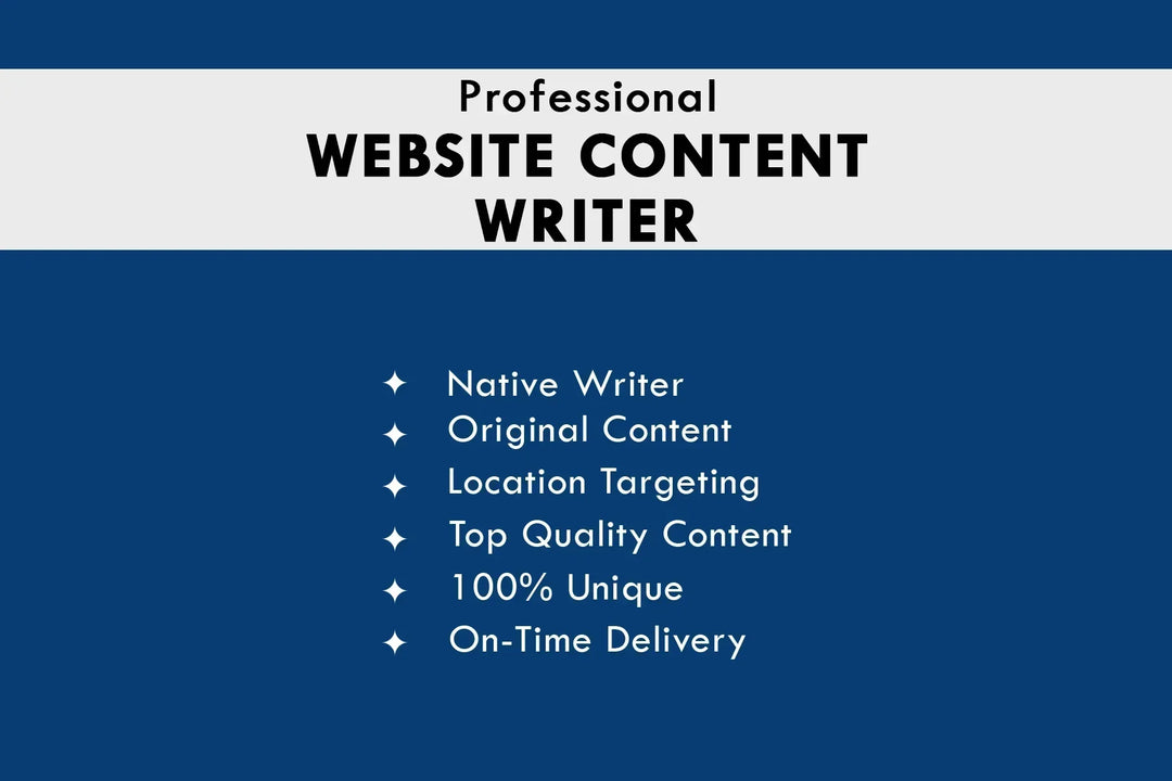 I will write content for your website (1 page or upto 500 words)