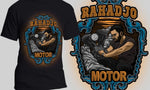 Load image into Gallery viewer, I will create t shirt design with badass character illustration