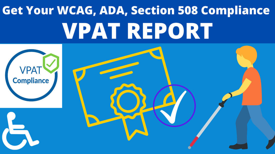 I will create wcag vpat report ada section 508 compliance