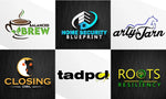 Load image into Gallery viewer, I will do modern minimalist logo design for your business