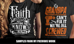 Load image into Gallery viewer, I will do creative typography and custom graphic t shirt design