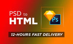 Load image into Gallery viewer, I will convert psd to html ai xd to html figma to html bootstrap 5 responsive website (1 page)