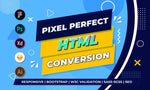 Load image into Gallery viewer, I will convert psd to html ai xd to html figma to html bootstrap 5 responsive website (1 page)