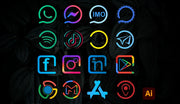 I will create a custom hand drawn icons set