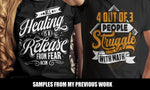 Load image into Gallery viewer, I will do creative typography and custom graphic t shirt design