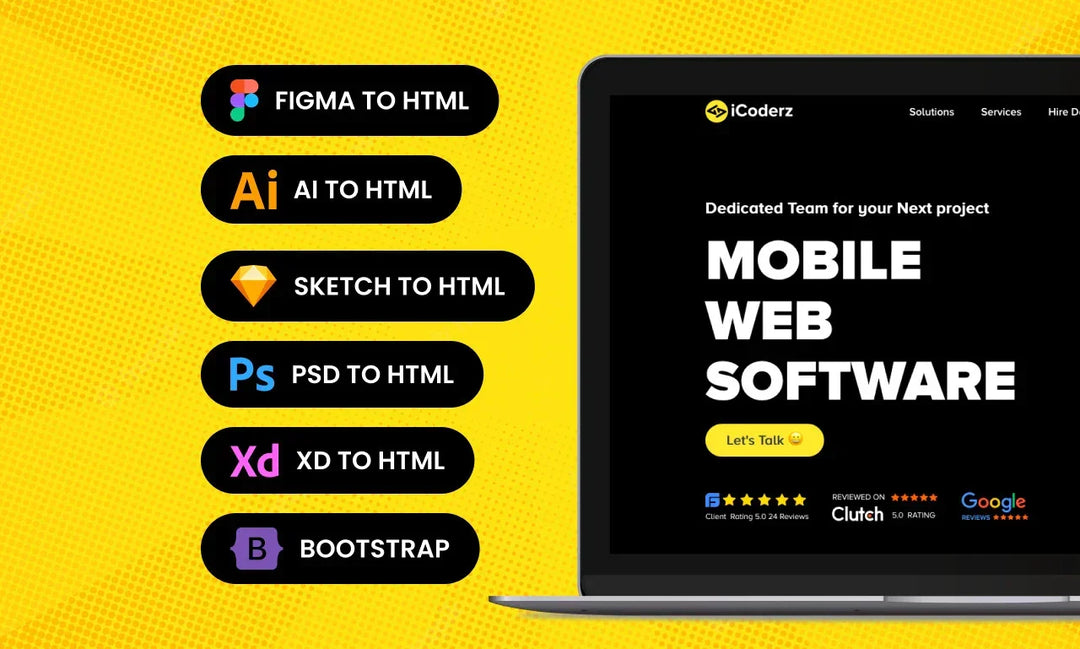 I will convert figma to HTML, PSD to HTML, xd to HTML responsive (1 page)