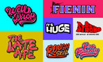 Load image into Gallery viewer, I will do modern text, font logo and custom typography, lettering, hand drawn design
