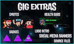 Load image into Gallery viewer, I will design twitch animated overlay, stream logo twitch stream package screens emotes