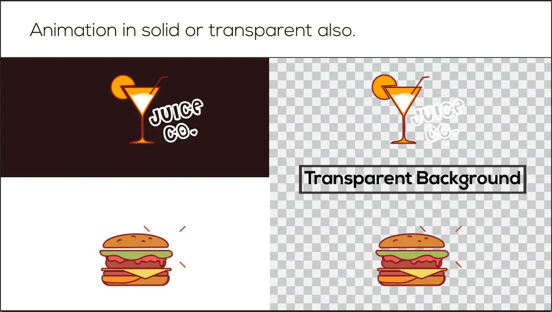I will create an animated gif for logo, icon and character
