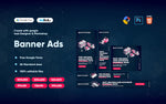 Load image into Gallery viewer, I will design animated HTML5 banner ads for google adwords or adroll