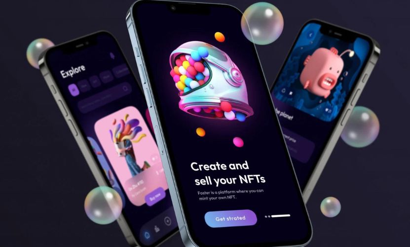 I will design mobile app UI UX