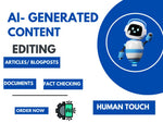 Load image into Gallery viewer, I will proofread, edit, rephrase, and rewrite your AI-generated content up to 5000 words