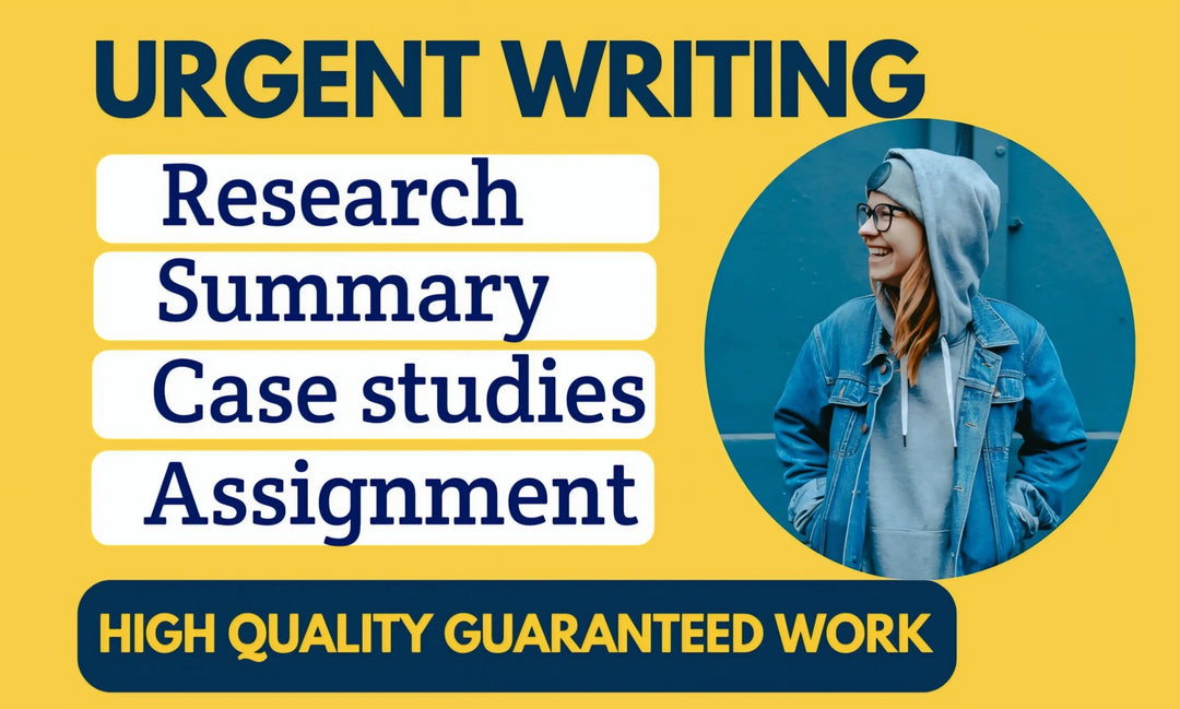 We will write professional research summaries and reports on any topic (Upto 5000 words)