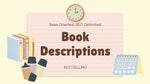 Load image into Gallery viewer, I will write an amazing book description or book blurb for you (300-400 words)