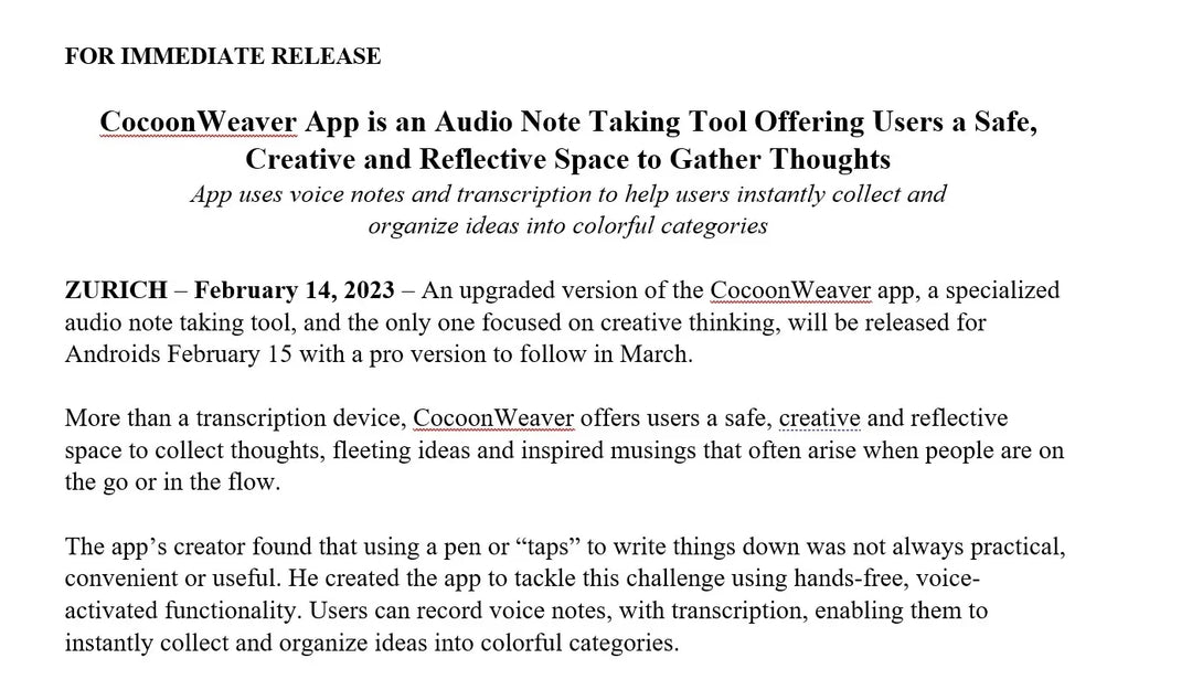 I will create an amazing press release for you (300+ word press release)